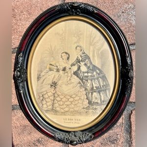 Vintage “Le Bon Ton - Journal de Modes” Framed Print